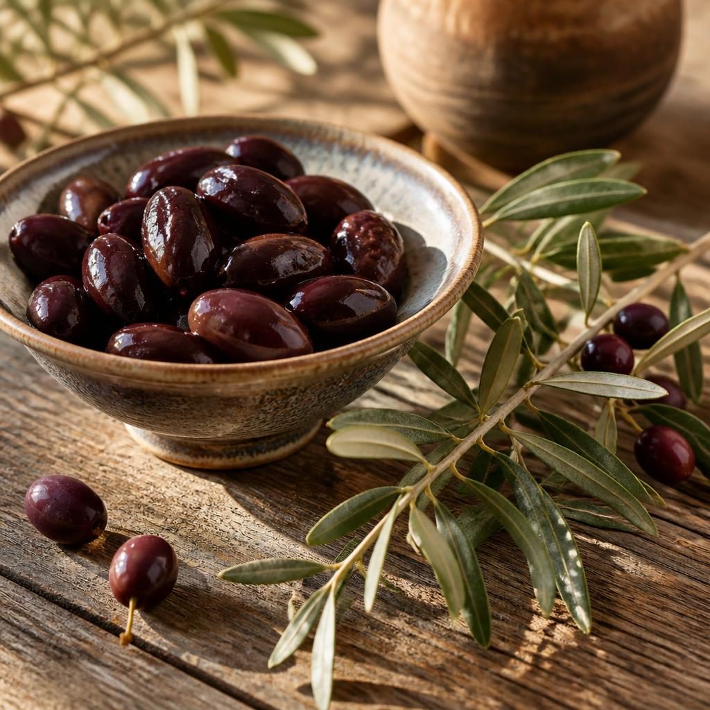 Greek table olives sorted for export packing