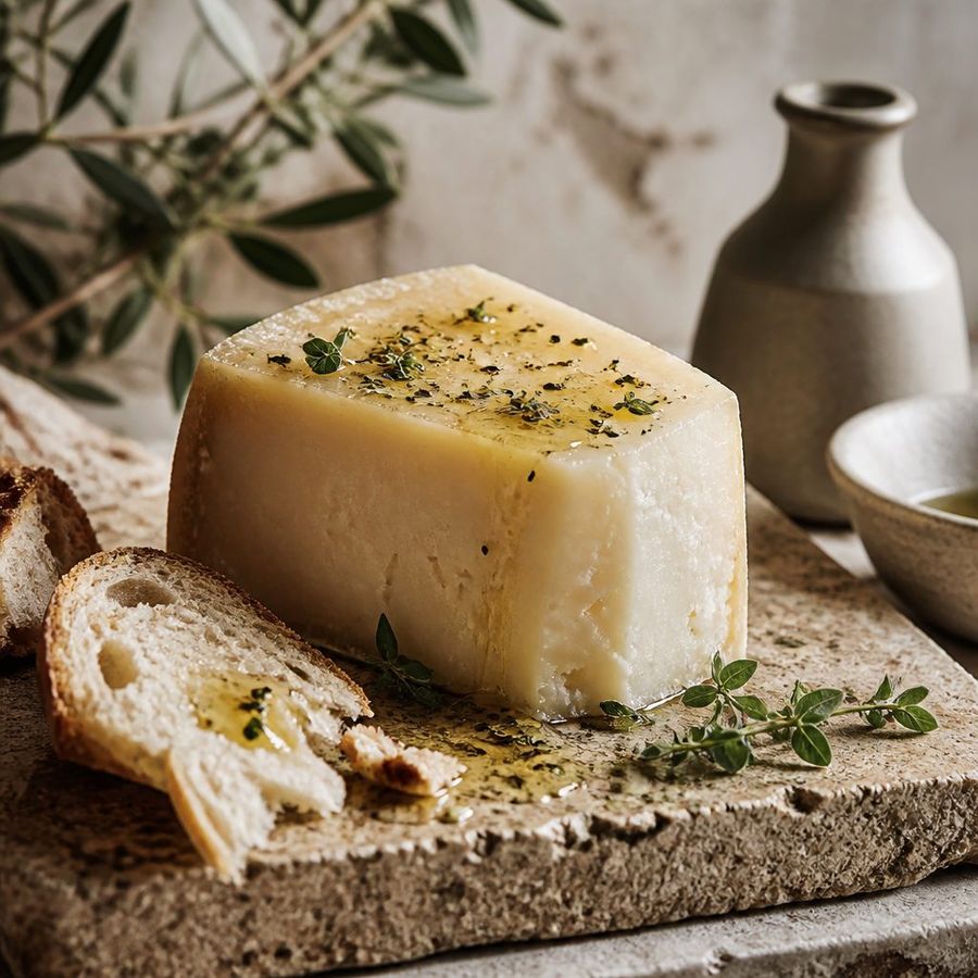 Greek Pecorino-Style sourced from Greece by theGreex, editorial photograph.