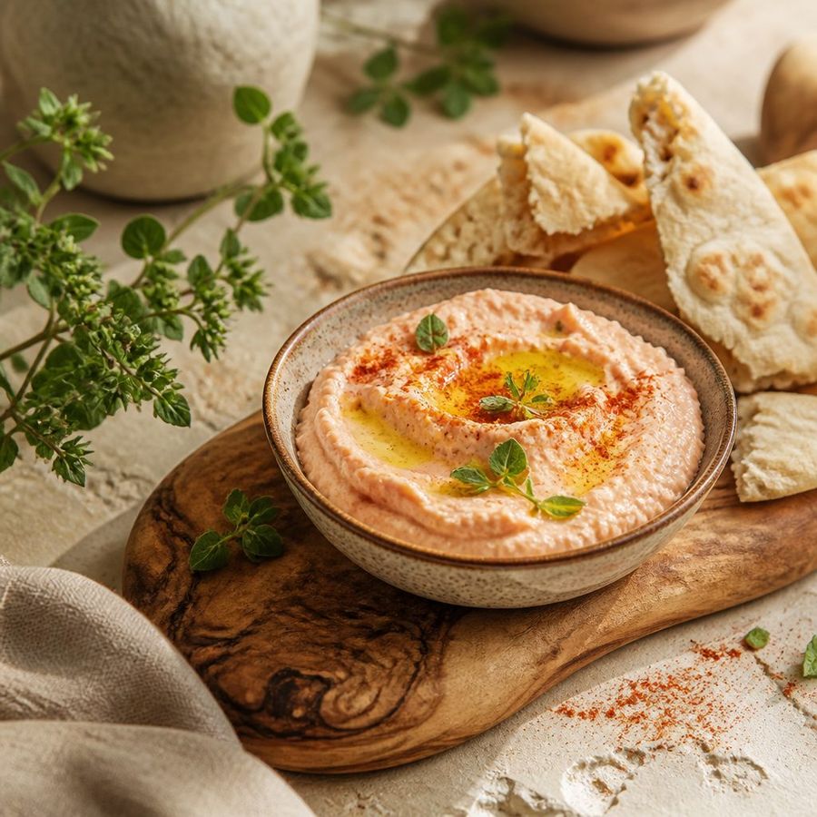 Taramosalata sourced from Greece by theGreex, editorial photograph.