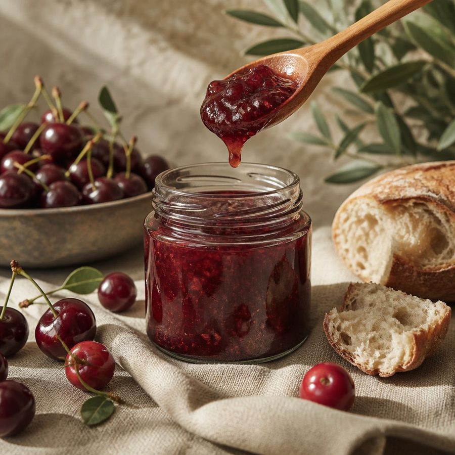 No Sugar: Cherry & Sour Cherry sourced from Greece by theGreex, editorial photograph.