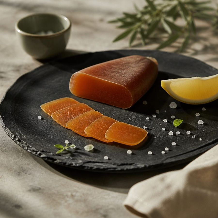 Avgotaraho Messolonghiou (PDO) sourced from Greece by theGreex, editorial photograph.