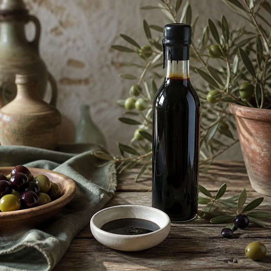 Balsamic Cream sourced from Greece by theGreex, editorial photograph.
